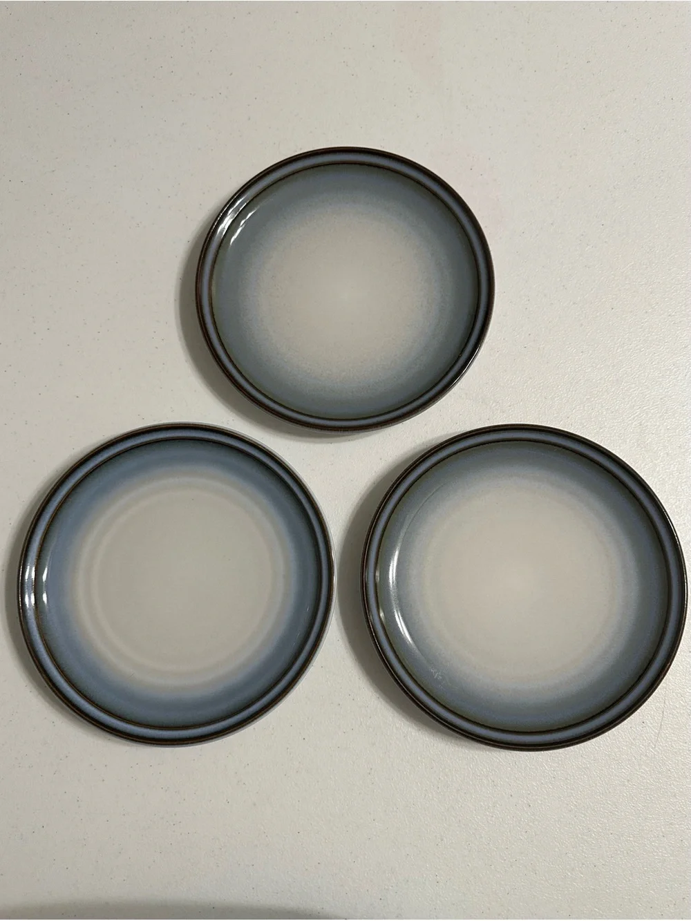 Noritake Gradient Blue and Cream Salad Plates (set of 3)